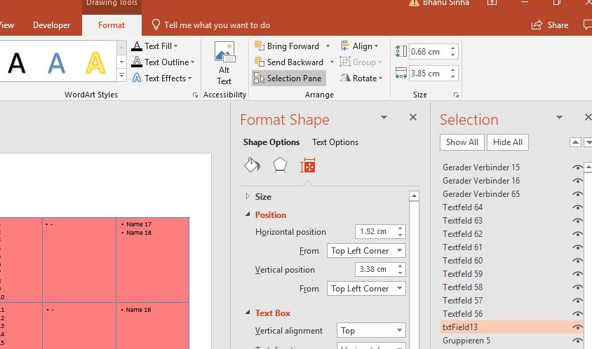 change font size on powerpoint for mac